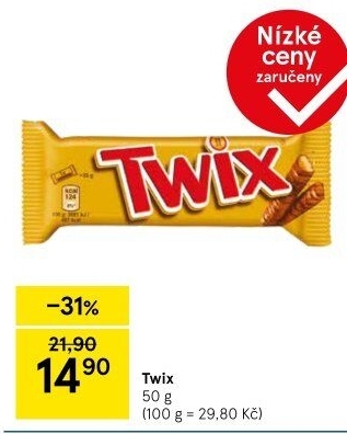 Tyčinka Twix