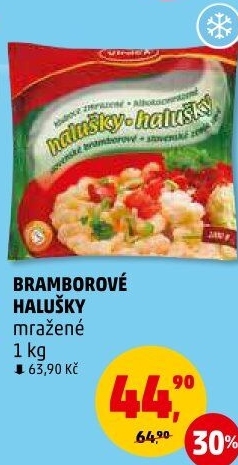 Halušky bramborové mražené Vinica