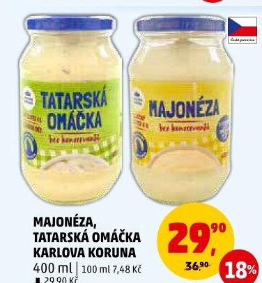 Majonéza Karlova Koruna