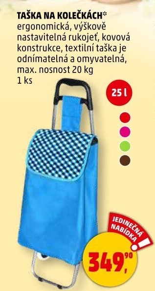 Nákupní taška na kolečkách