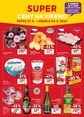 akční leták BILLA 25.9.2024-1.10.2024