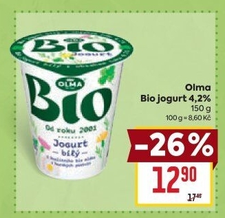 Bílý jogurt bio Olma