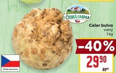 Celer bulva Česká farma
