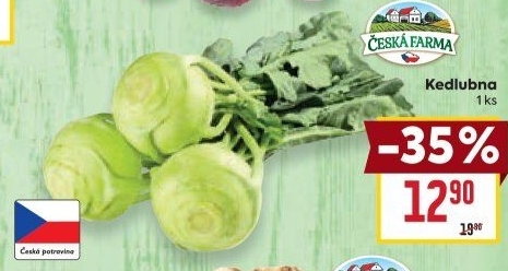 Kedlubna Česká farma