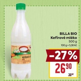Kefírové mléko Bio Billa