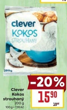 Kokos strouhaný Clever
