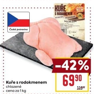 Kuře s rodokmenem Vodňanské kuře