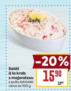 Salát a la krab s majonézou