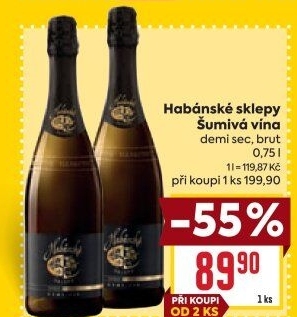 Sekt Demi Sec Habánské sklepy