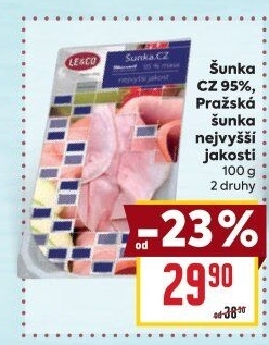 Šunka.CZ nejvyšší jakosti LE&amp