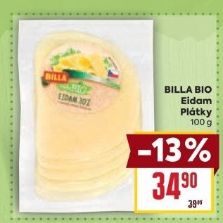 Sýr Eidam 30% Naše Bio Billa