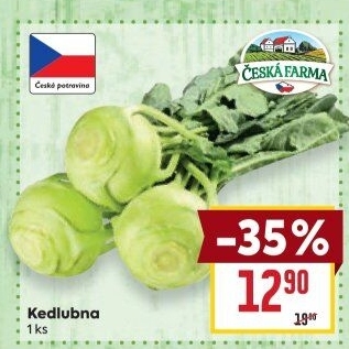 Kedlubna Česká farma