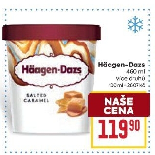 Zmrzlina v kelímku Häagen-Dazs