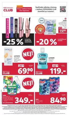 akční leták ROSSMANN drogerie 25.9.2024-8.10.2024
