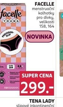 Dámské menstruační kalhotky Facelle