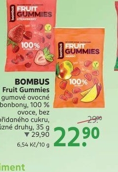 Gumové bonbony Fruit Gummies Bombus