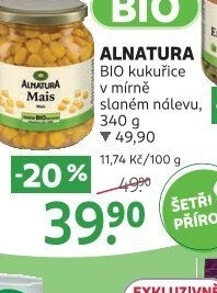 Kukuřice BIO Alnatura
