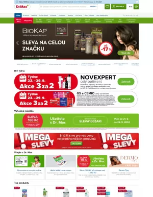 akční leták Dr. Max 25.9.2024-1.10.2024
