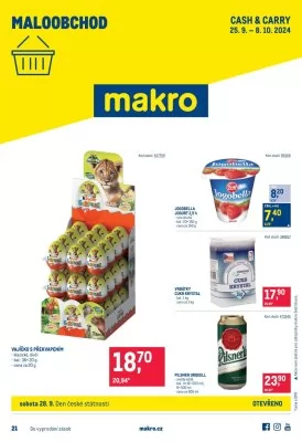 akční leták Makro 25.9.2024-8.10.2024