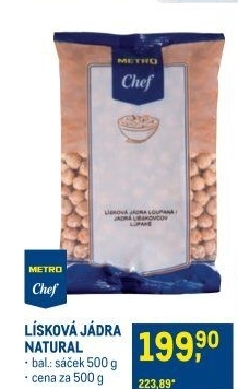 Lískové ořechy Metro Chef