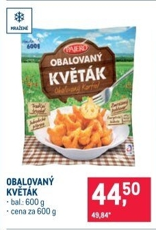 Obalovaný květák mražený Pajero