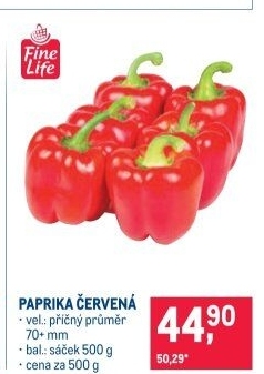 Paprika červená Fine LIfe
