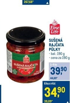 Sušená rajčata v oleji Fine Life
