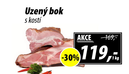 Uzený bok s kostí