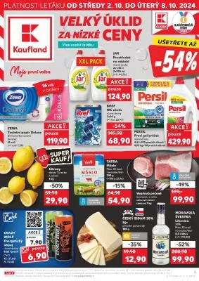 akční leták Kaufland 2.10.2024-8.10.2024