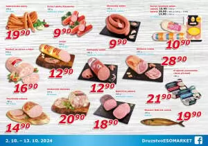 akční leták ESO MARKET 2.10.2024-13.10.2024