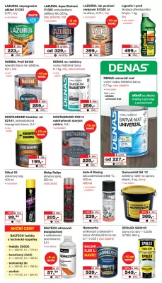 akční leták Barvy a laky drogerie 28.9.2024-18.10.2024