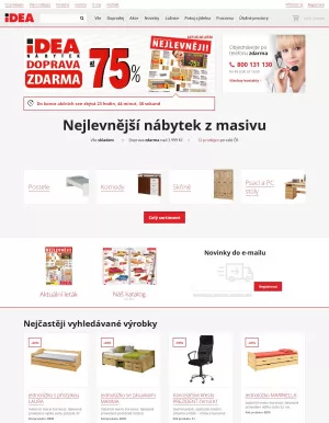 akční leták IDEA nábytek 1.10.2024-7.10.2024