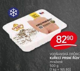 Kuřecí prsní řízky mražené Vodňanské kuře