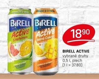 Nealkoholické pivo ochucené Active Birell