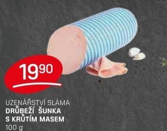 Šunka drůbeží s krůtím masem Sláma