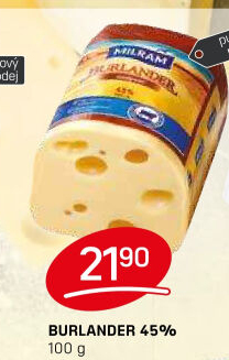 Sýr Burlander 45% Milram