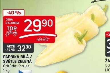Paprika bílá
