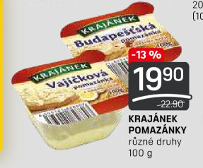 Pomazánky Krajánek