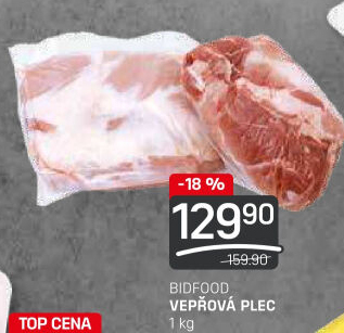 Vepřová plec bez kosti Bidfood