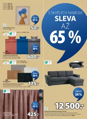akční leták Jysk 18.9.2024-20.10.2024