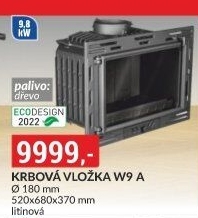 Krbová vložka W9 A