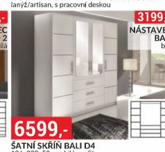 Šatní skříň Balin