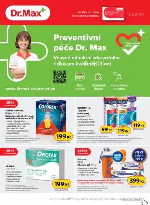 akční leták Dr. Max 1.10.2024-31.10.2024