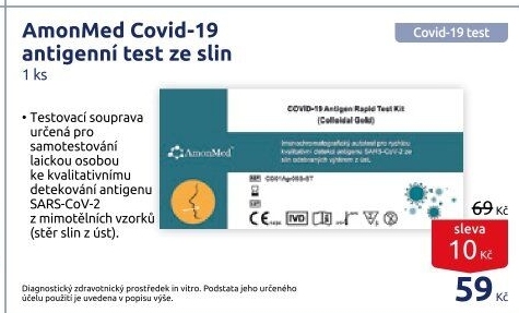 Antigenní test Covid-19 AmonMed