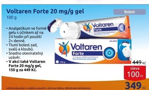 Gel proti bolesti Voltaren Forte
