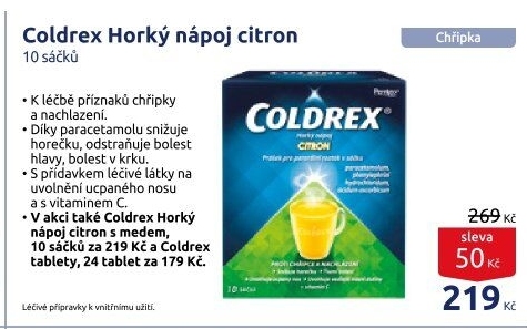 Horký nápoj Coldrex