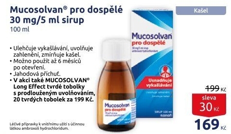 Sirup proti kašli Mucosolvan