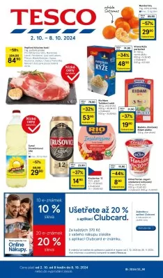 akční leták Tesco 2.10.2024-8.10.2024