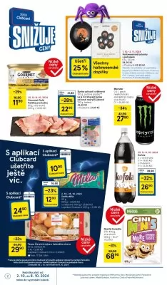 akční leták Tesco 2.10.2024-8.10.2024