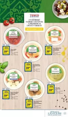 akční leták Tesco 2.10.2024-8.10.2024